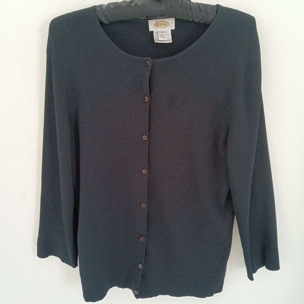 Talbots black cardigan